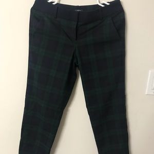 LOFT plaid pants